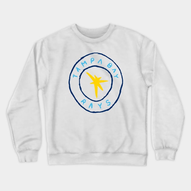 Tampa Bay Raaaays 05 Crewneck Sweatshirt by Very Simple Graph